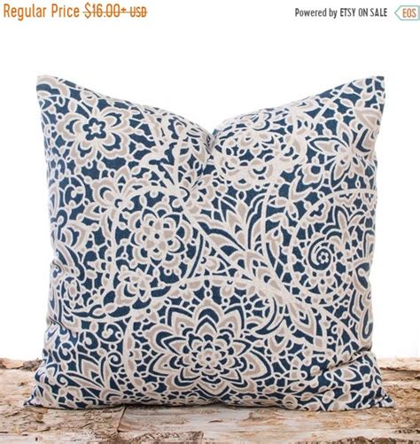 navy blue and beige throw pillows